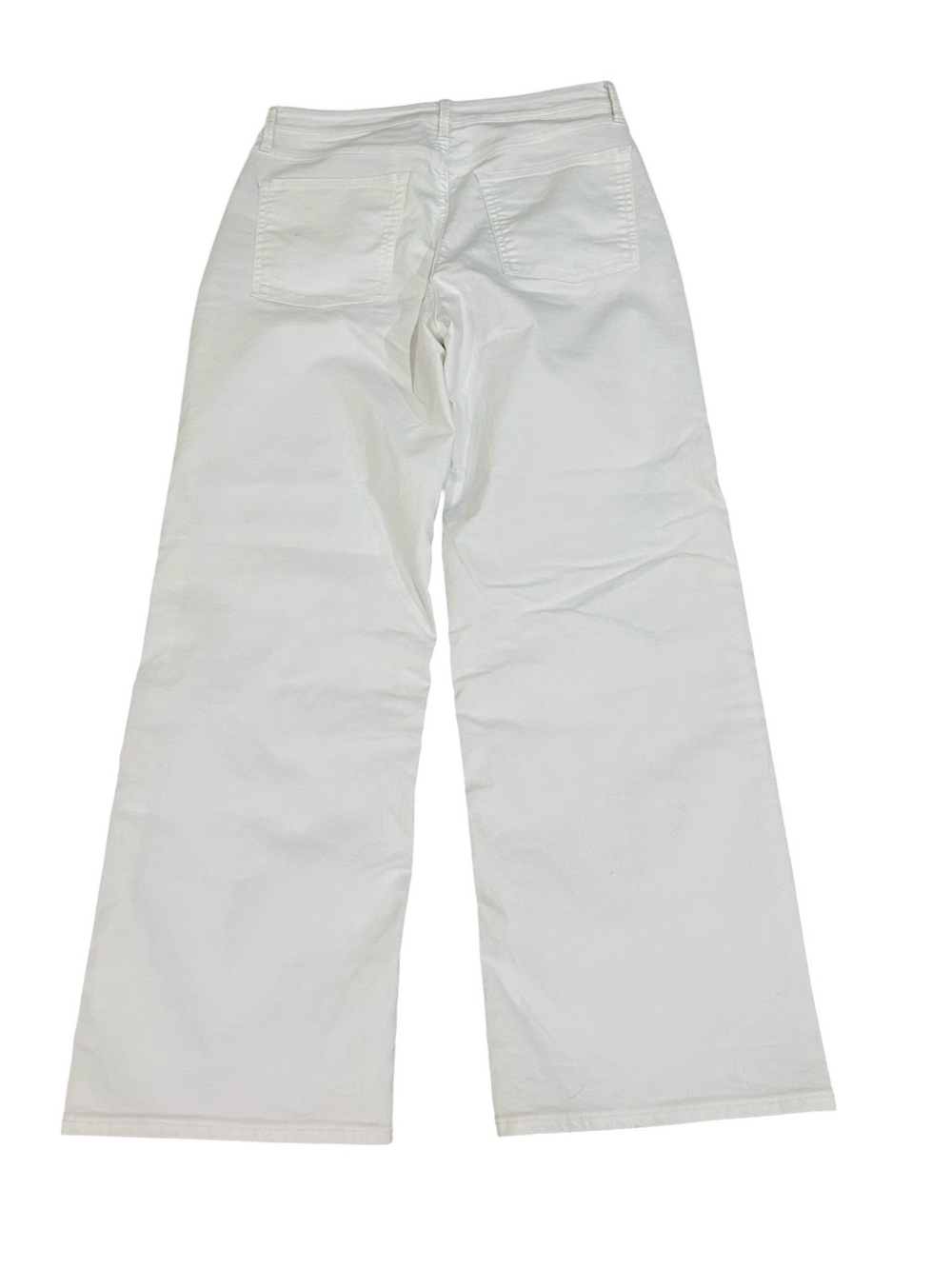 Nwot Old Navy White Wow Wide-Leg denim Jeans size 12 - Picture 5 of 11